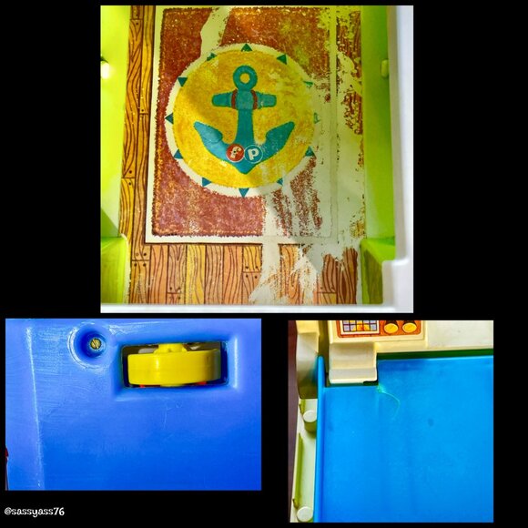 🆕VTG▪️FISHER-PRICE▪️1972 Happy Houseboat With Little People & Accessories - Picture 12 of 13